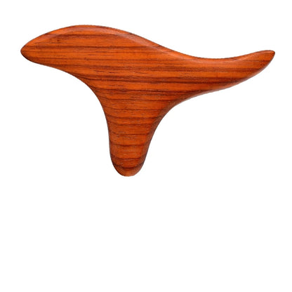 Ferramenta Premium Portátil de Massagem Gua Sha em Madeira