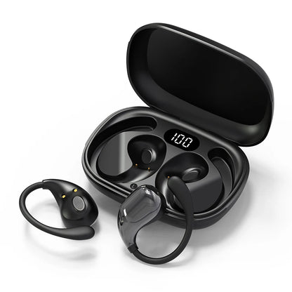 Fone de Ouvido Premium TWS Bluetooth 5.4 com Gancho