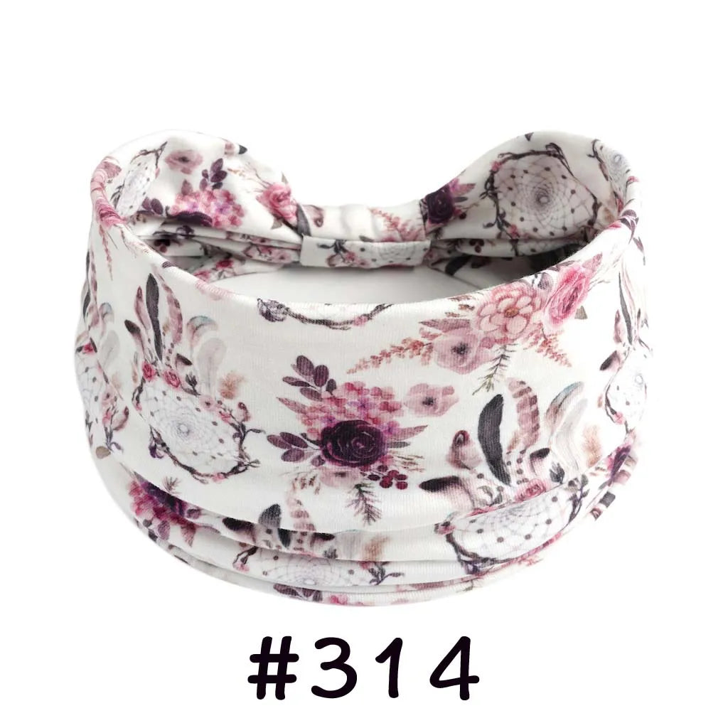 Faixa de Cabelo Turbante Boho Premium