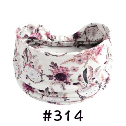 Faixa de Cabelo Turbante Boho Premium