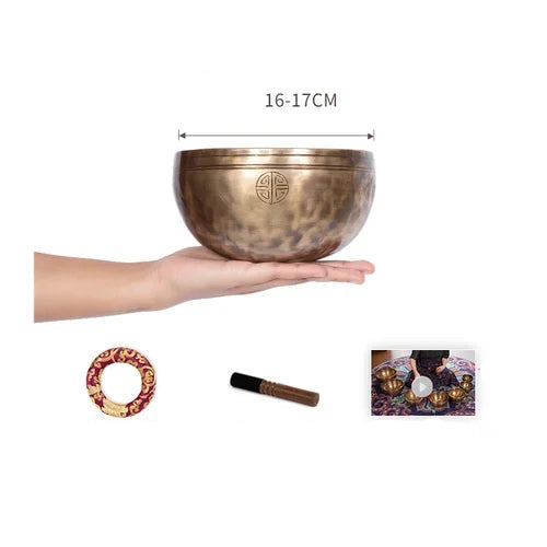 Tigela Tibetana Premium de Canto Lua Cheia
