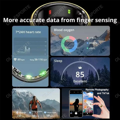 Smart Ring Premium — Monitoramento Completo de Saúde