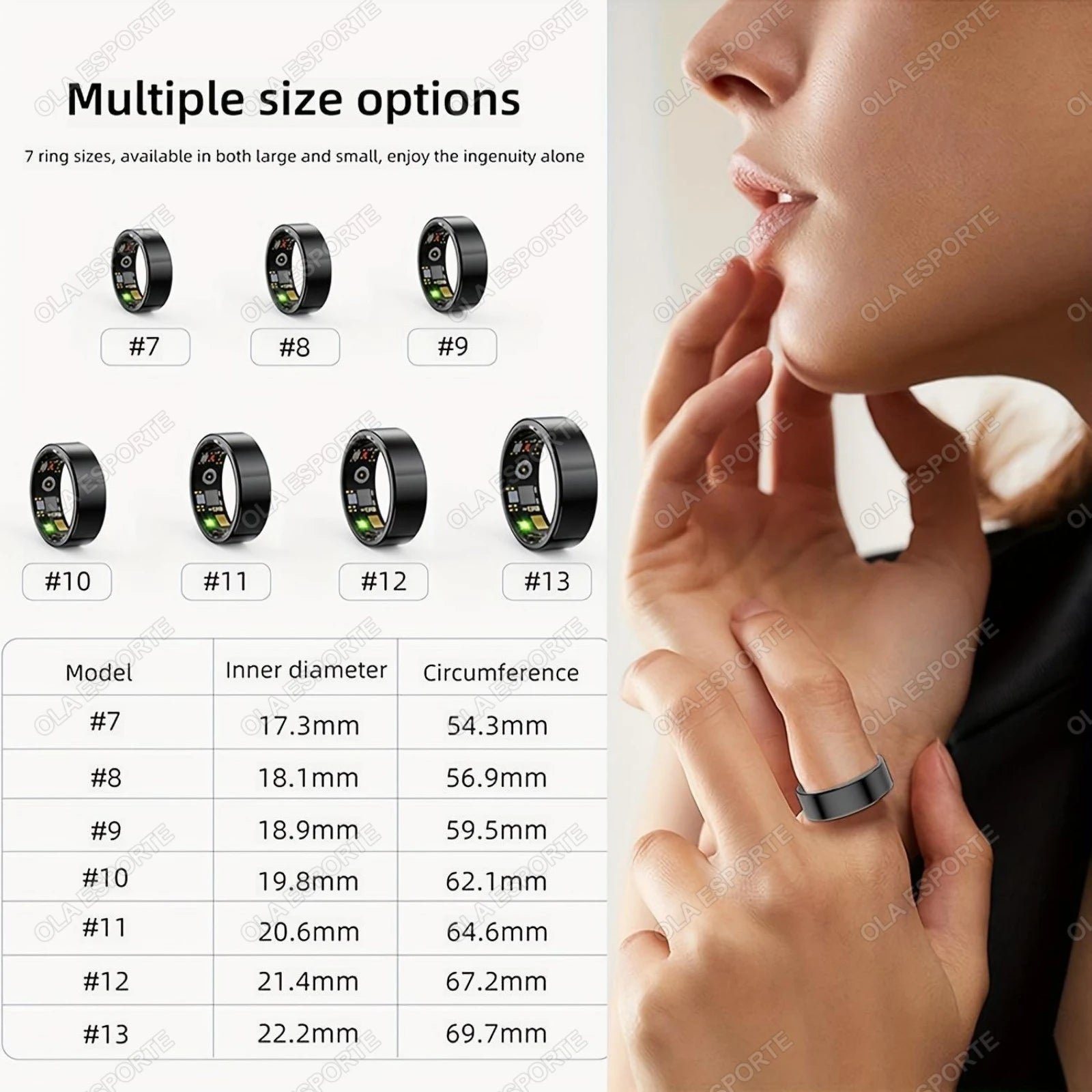 Smart Ring Premium — Monitoramento Completo de Saúde