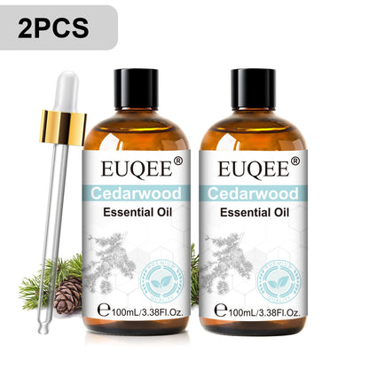 Óleo Essencial Premium EUQEE 100ml para Difusor de Varetas e Umidificador