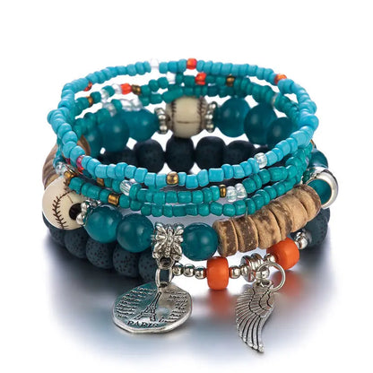 Conjunto Premium de Pulseiras Boho Árvore da Vida