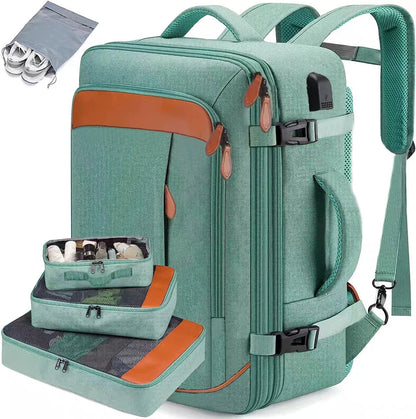 Mochila de Viagem Premium Grande Capacidade Expansível
