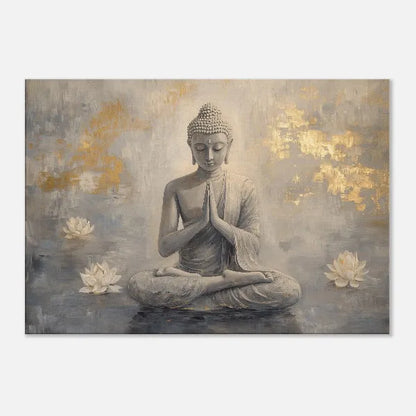 Quadro Minimalista Premium — Buda Abstrato