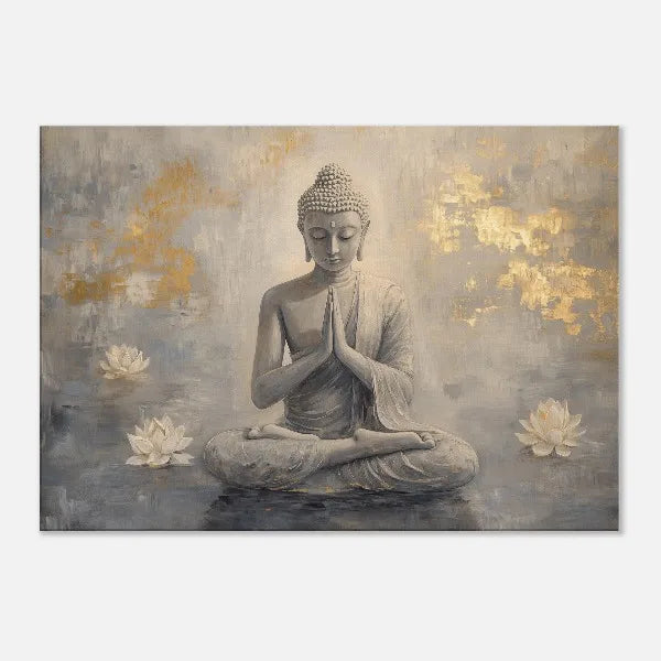Quadro Minimalista Premium — Buda Abstrato