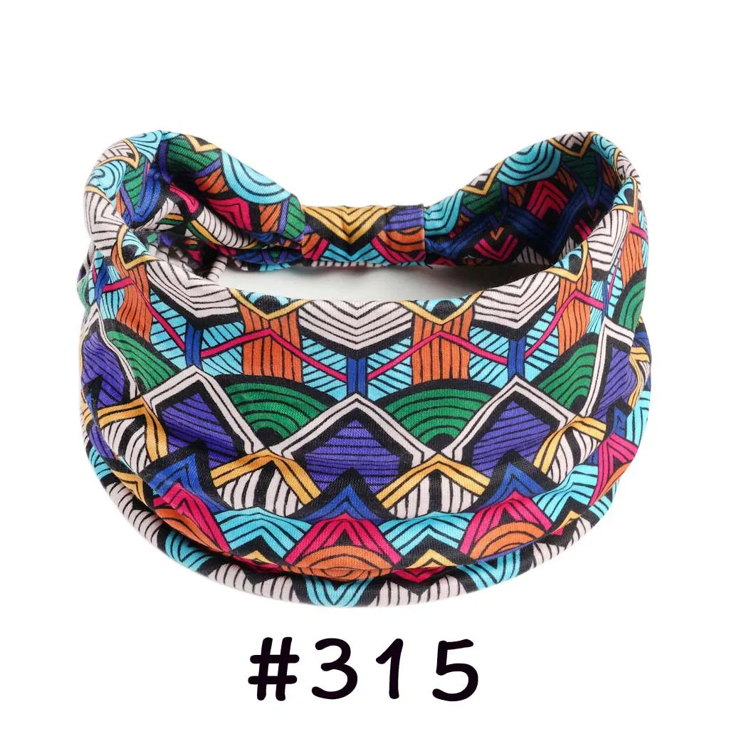 Faixa de Cabelo Turbante Boho Premium