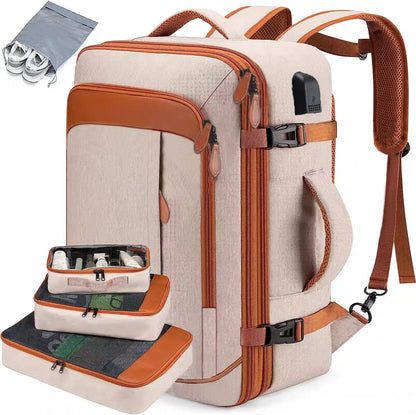 Mochila de Viagem Premium Grande Capacidade Expansível