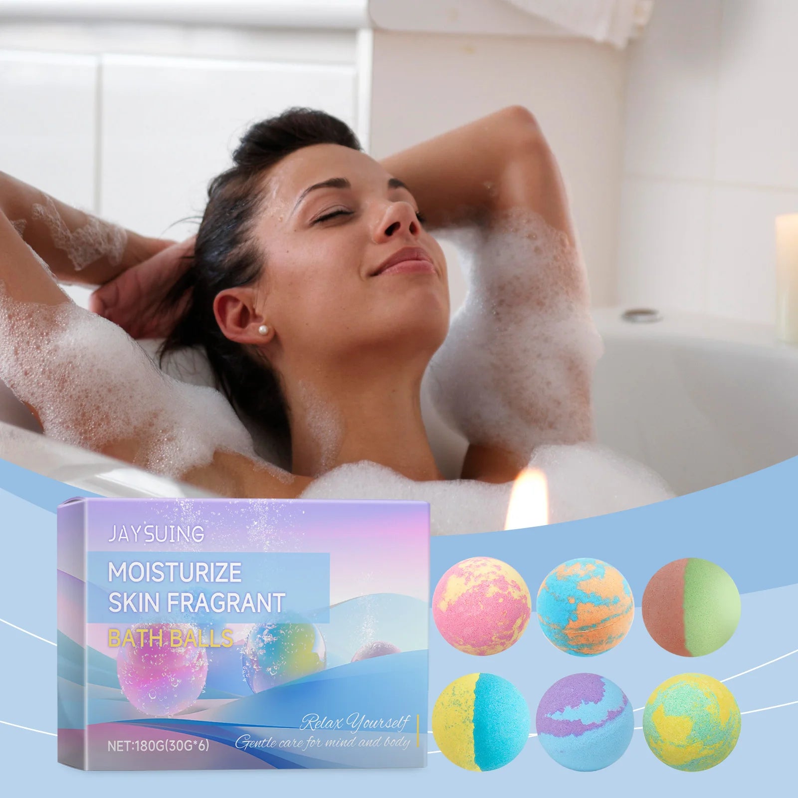 Bomba de Banho Esférica Premium Natural Artesanal