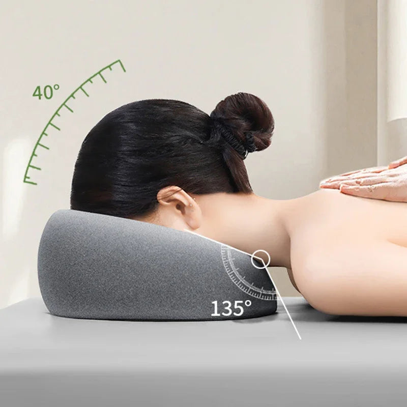 Travesseiro Ergonômico Premium para Deitar de Bruços em Memory Foam