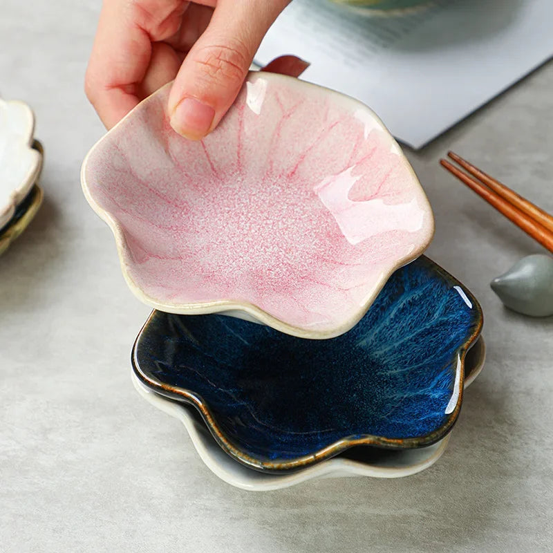 Prato Cerâmico Japonês Retrô Premium com Esmalte de Forno