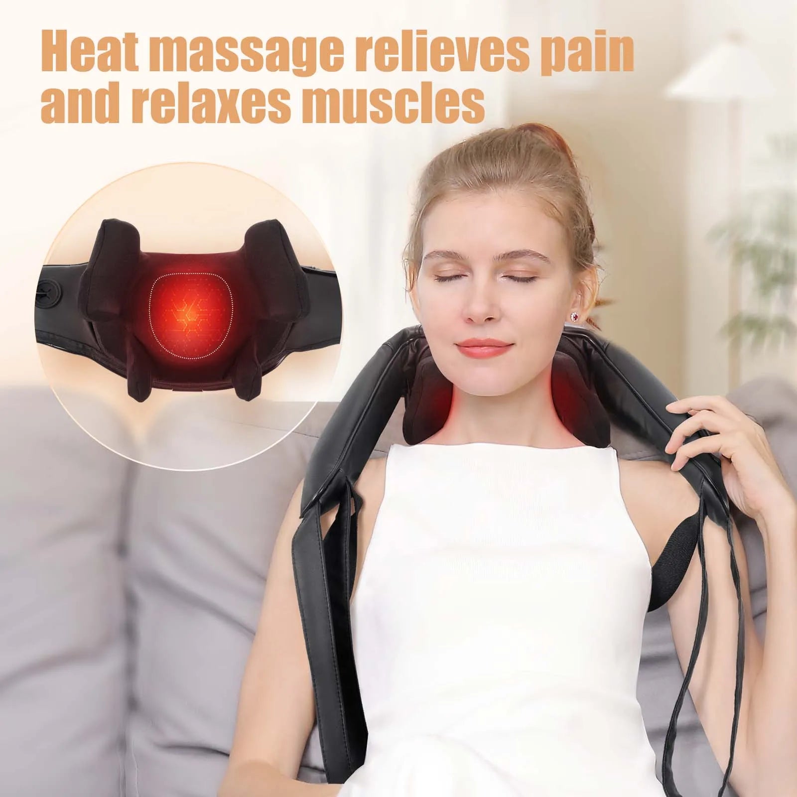Almofada Massageadora Shiatsu Premium sem Fio