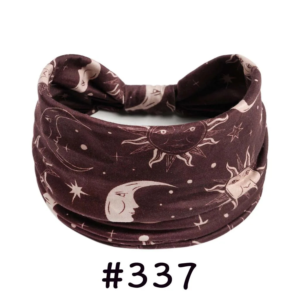 Faixa de Cabelo Turbante Boho Premium