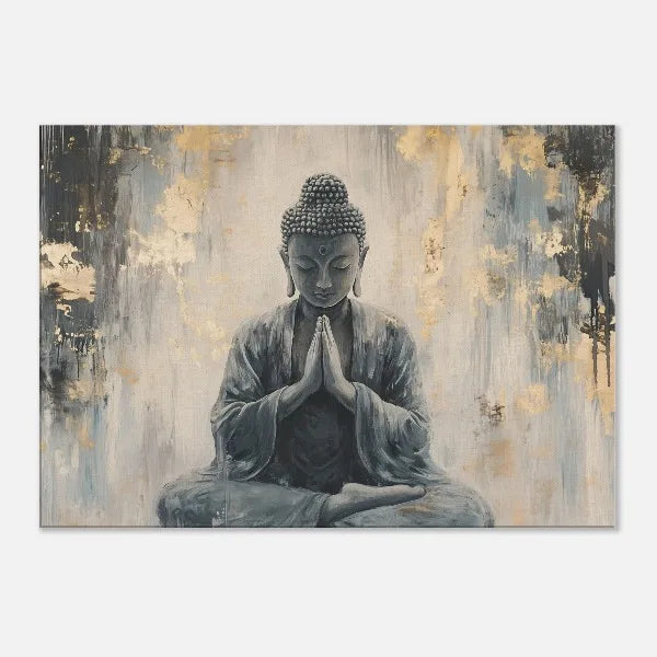 Quadro Minimalista Premium — Buda Abstrato