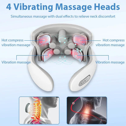 Massageador Cervical Elétrico Premium Inteligente