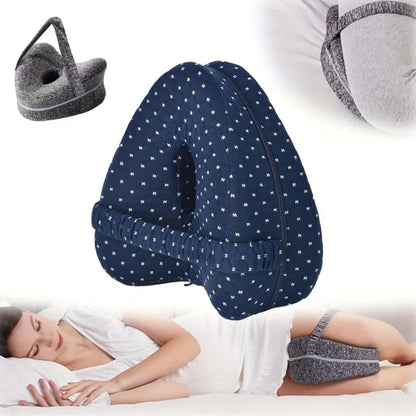Travesseiro Ortopédico de Memory Foam para Pernas e Joelhos