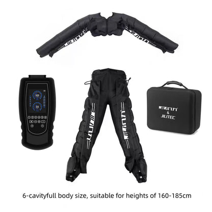 Botas de Pressoterapia Premium JILI com 6 Câmaras
