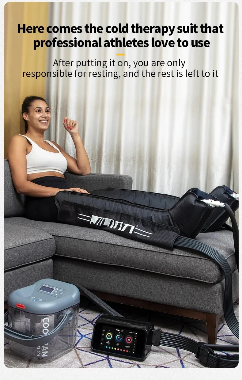 Botas de Pressoterapia Premium JILI com 6 Câmaras