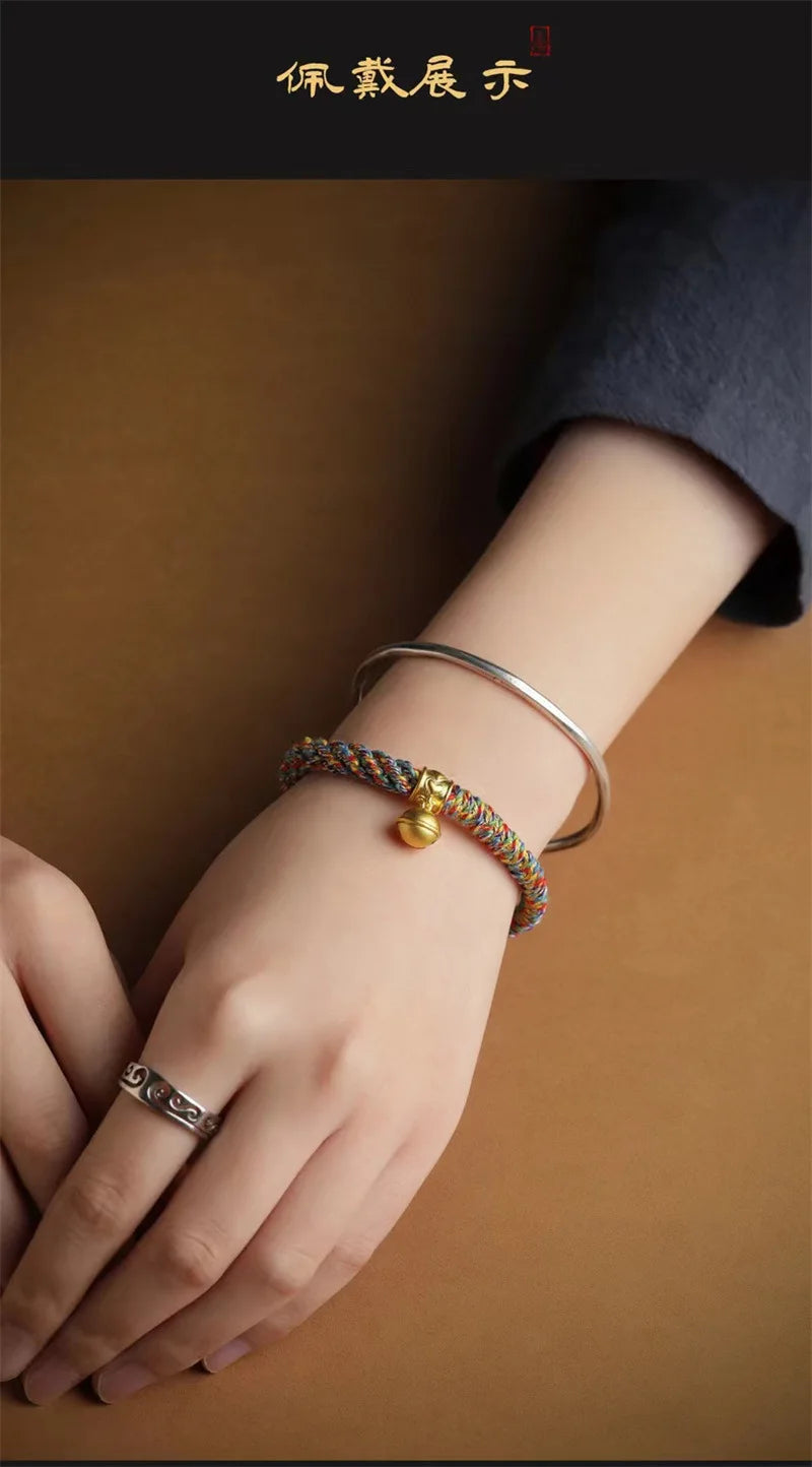 Pulseira Tibetana Artesanal Premium Om Mani Padme Hum