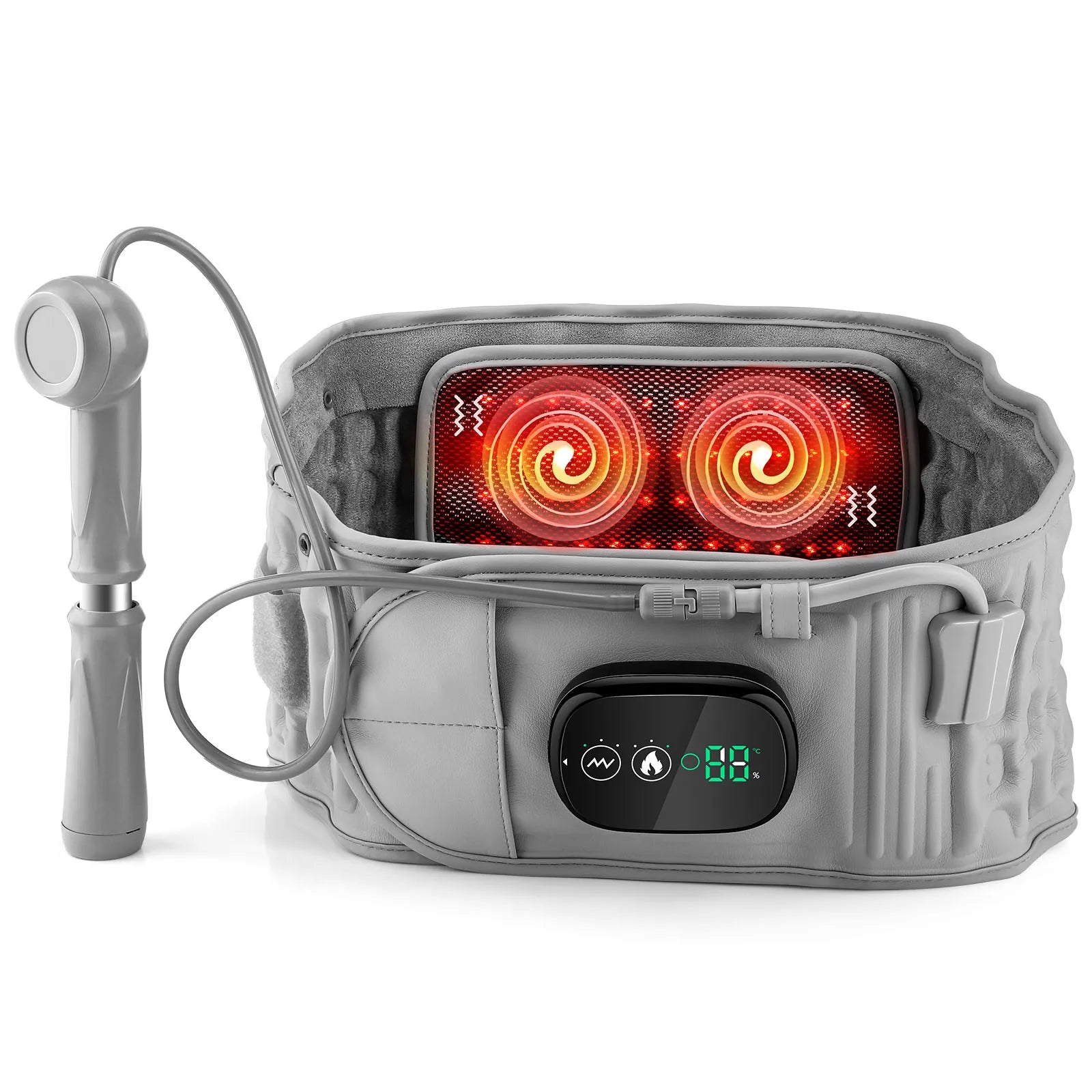 Cinto Massageador Aquecido Premium para Lombar