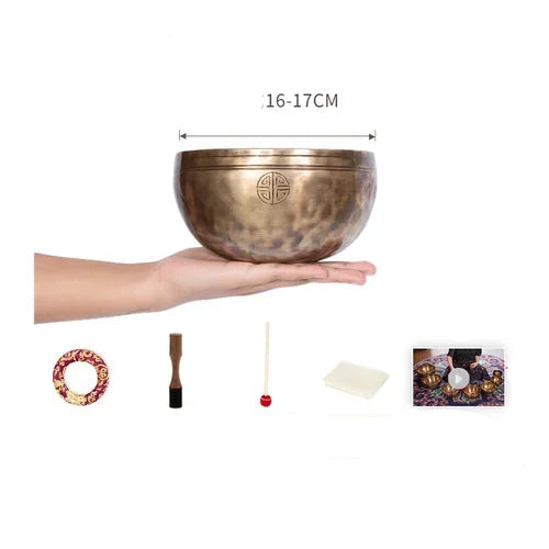 Tigela Tibetana Premium de Canto Lua Cheia
