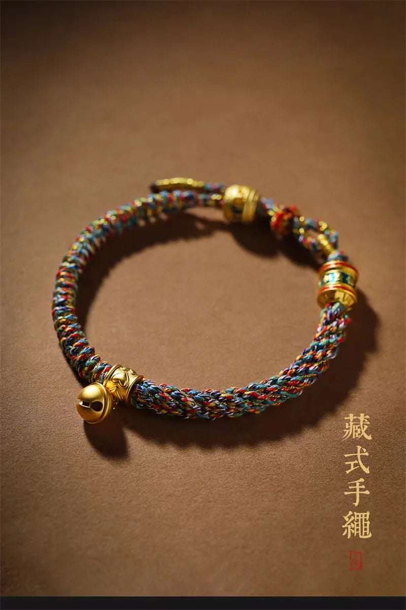 Pulseira Tibetana Artesanal Premium Om Mani Padme Hum
