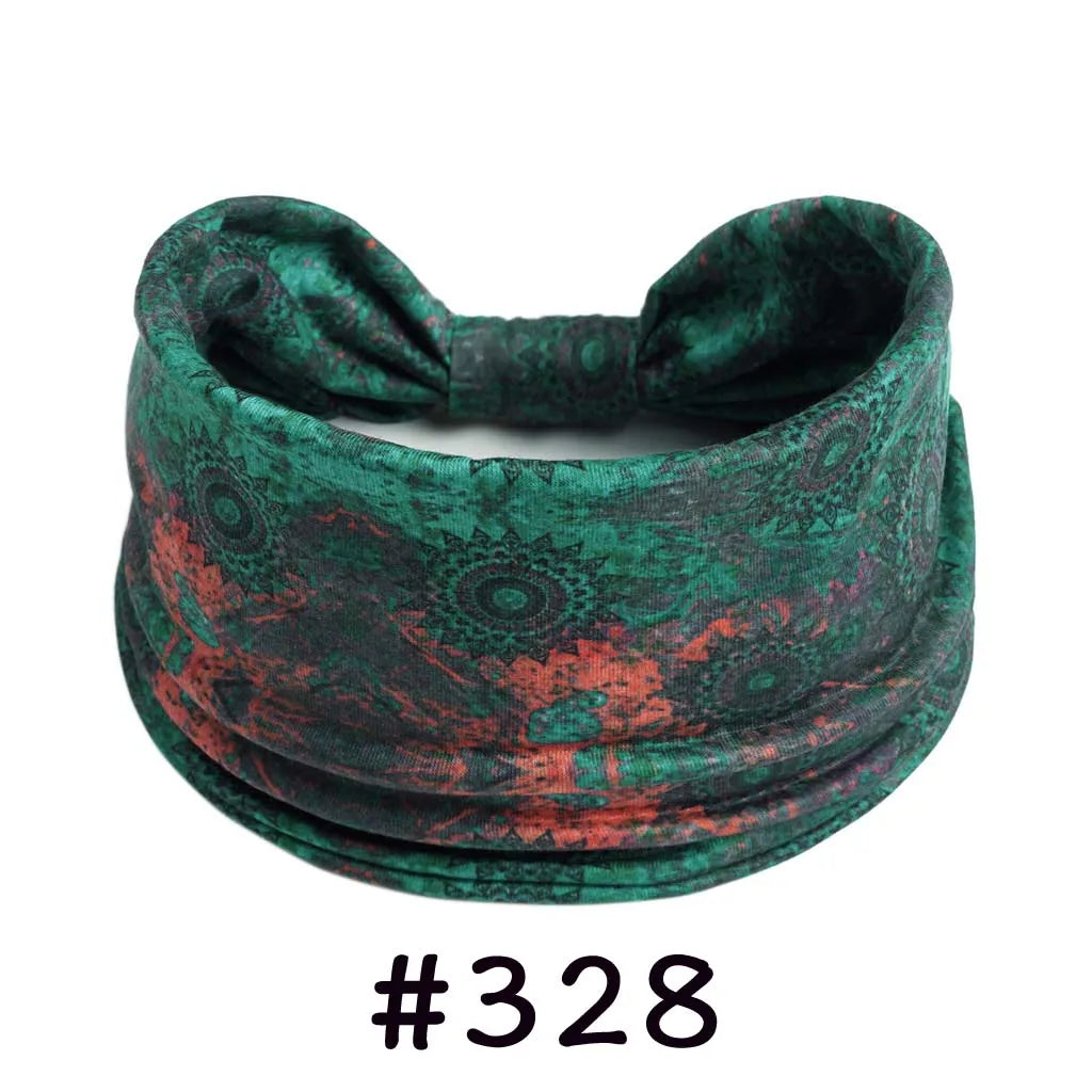 Faixa de Cabelo Turbante Boho Premium