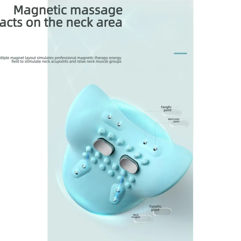 Massageador Cervical Premium com Tração e Acupontos