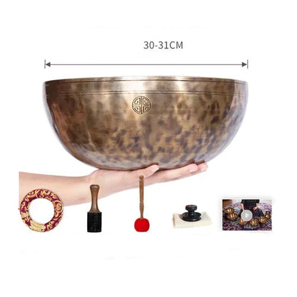 Tigela Tibetana Premium de Canto Lua Cheia