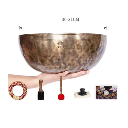 Tigela Tibetana Premium de Canto Lua Cheia