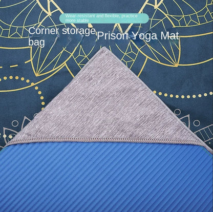 Toalha Tapete de Yoga Premium Dupla Face em Veludo