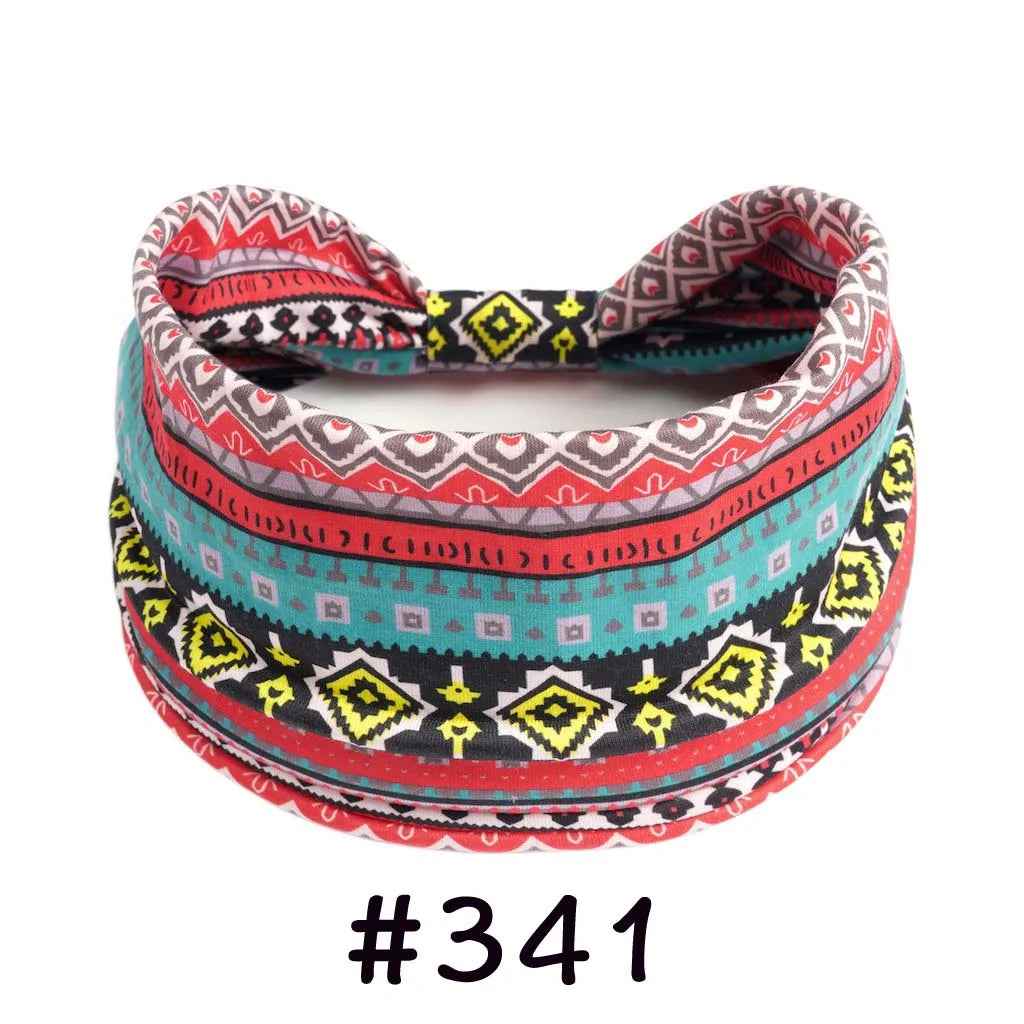 Faixa de Cabelo Turbante Boho Premium