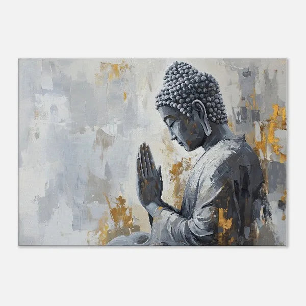 Quadro Minimalista Premium — Buda Abstrato