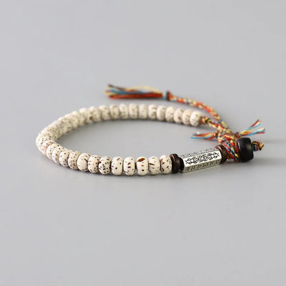 Pulseira Budista Tibetana Premium com Mantra das Seis Palavras