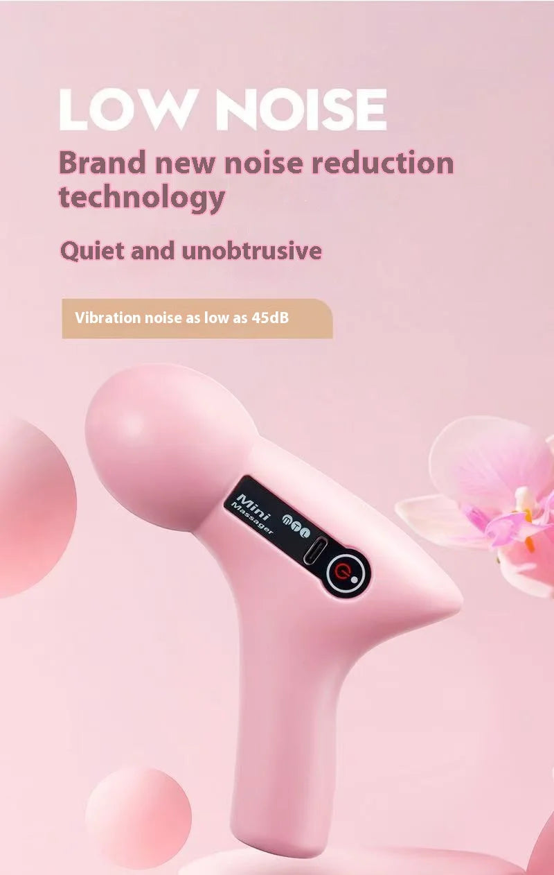Mini Pistola de Massagem Elétrica Premium com Tela LCD