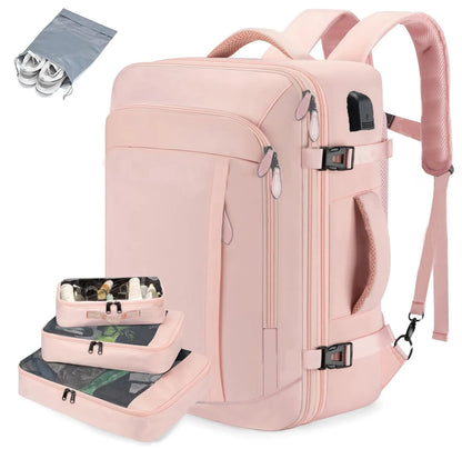 Mochila de Viagem Premium Grande Capacidade Expansível