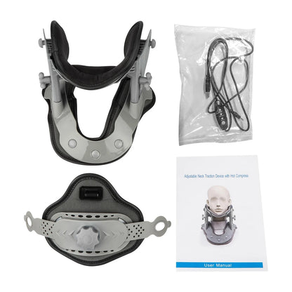 Dispositivo Premium Ajustável de Tração Cervical com Aquecimento