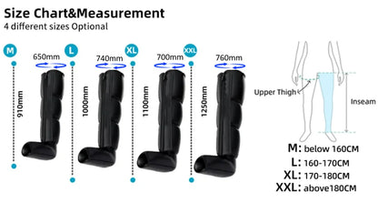 Botas de Compressão Pneumática Premium Portáteis