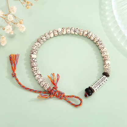 Pulseira Budista Tibetana Premium com Mantra das Seis Palavras