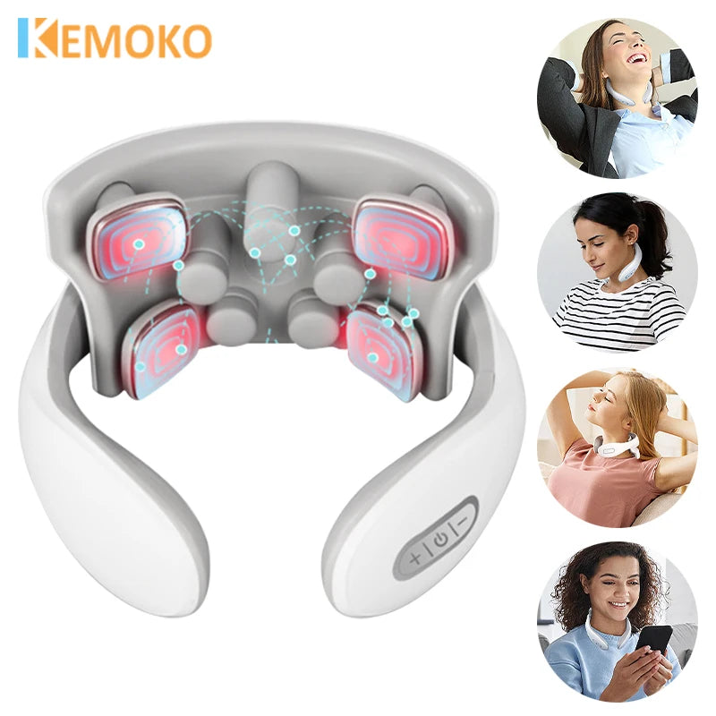 Massageador Cervical Elétrico Premium Inteligente