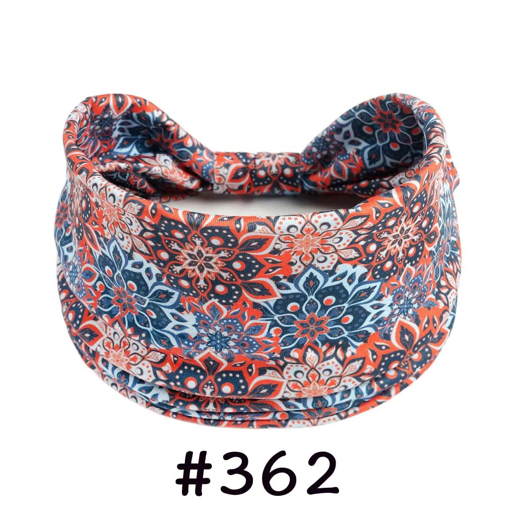 Faixa de Cabelo Turbante Boho Premium