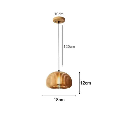 Luminária Pendente Premium em Bambu e Rattan Trançada à Mão