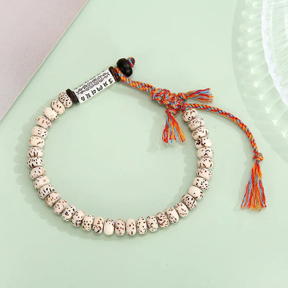 Pulseira Budista Tibetana Premium com Mantra das Seis Palavras