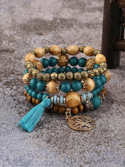 Kit de Pulseiras Boho Premium Árvore da Vida
