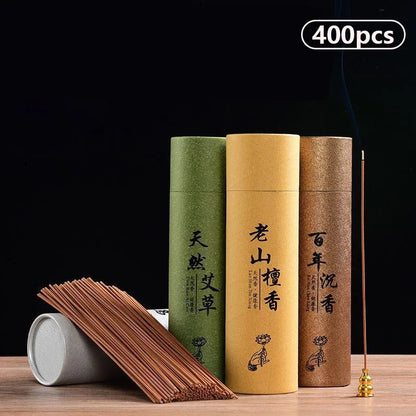 Kit Premium com 400 Varetas de Incenso Natural