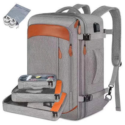 Mochila de Viagem Premium Grande Capacidade Expansível