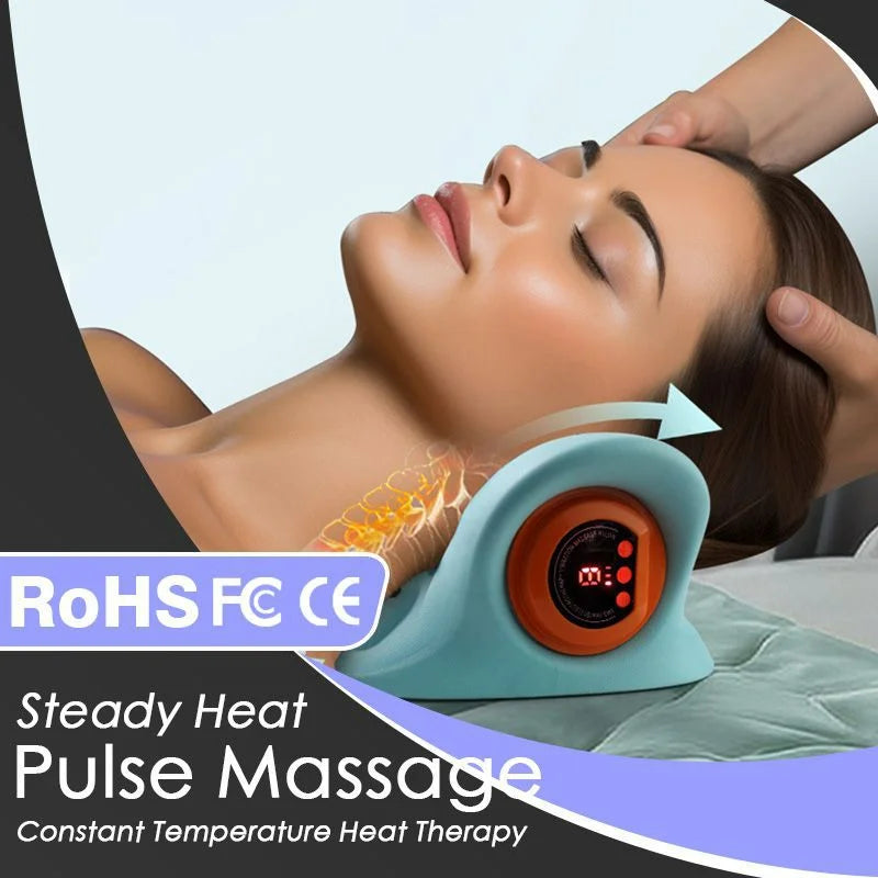 Massageador Cervical Premium com Tração e Acupontos