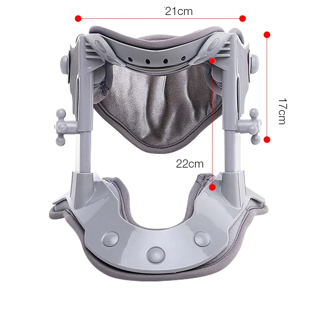 Dispositivo Premium Ajustável de Tração Cervical com Aquecimento